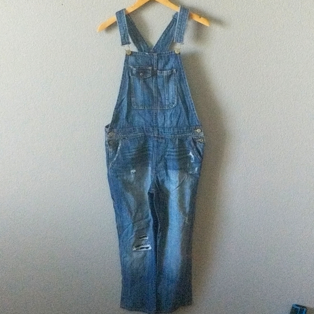 American Eagle Cropped Overalls - image 1